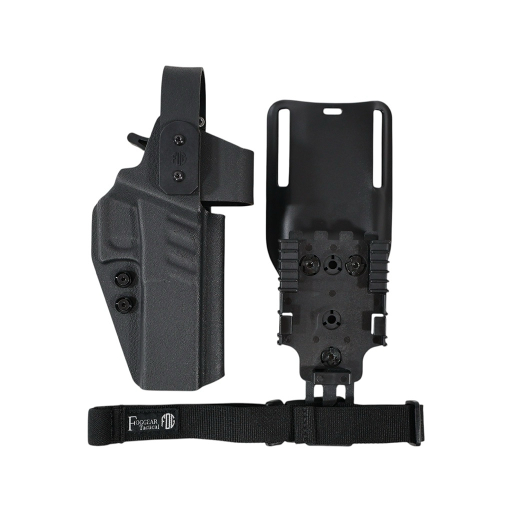 ซองพกนอก FogGear | สำหรับ GLOCK 19 ไม่ใส่ไฟฉาย มาพร้อมเพลทโหลด low ride