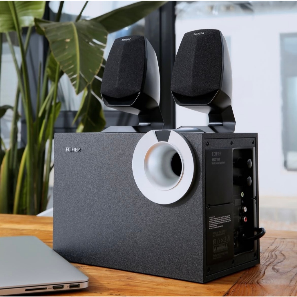 Edifier M201BT เป็นลำโพงมัลติมีเดียระบบเสียง 2.1 Channel