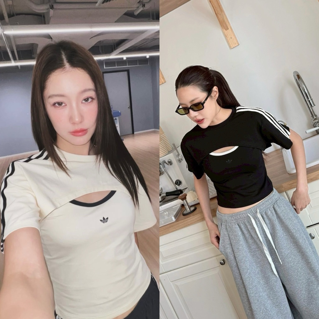 ส่งด่วน 🛵 [VALEN] Set 2ชิ้น Crop top  เสื้อสายเดี่ยว ทรงครอป มาคู่กับเสื้อคอกลมคลุมตัวนอก