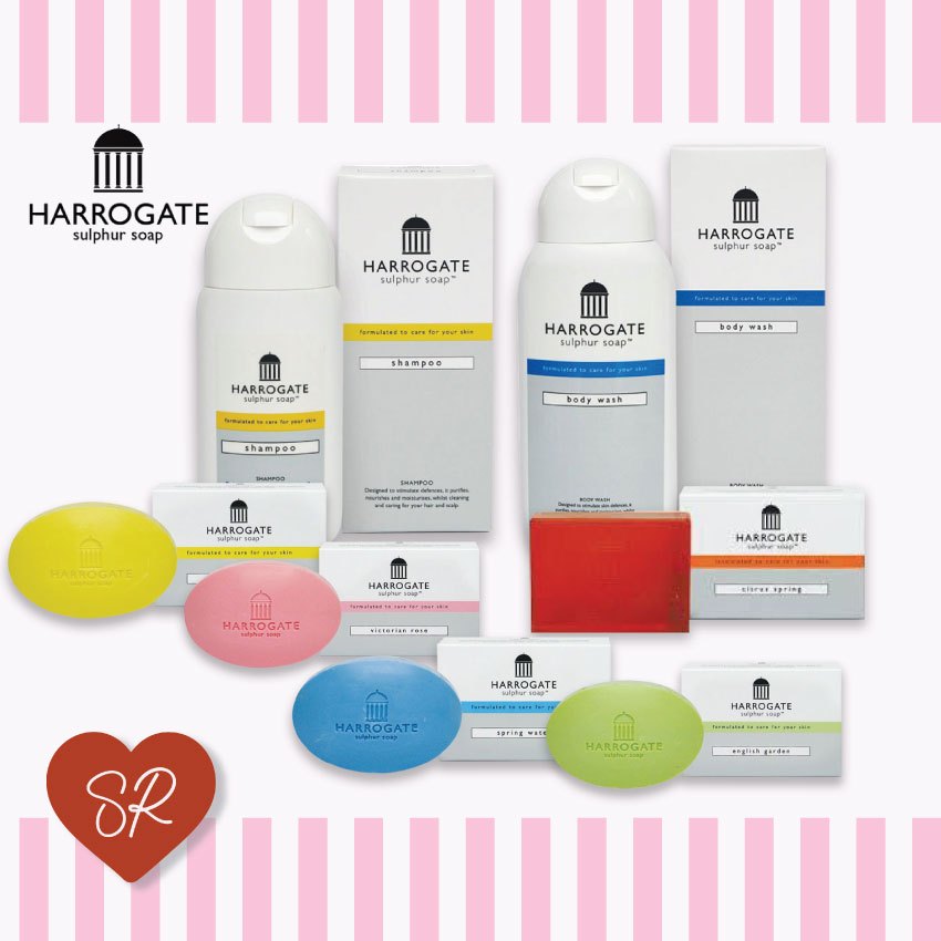 Harrogate sulphur soap /Body Wash/Harrogate shampoo สบู่รักษาสิว แชมพู รังแค เชื้อราบนหนังศรีษะ