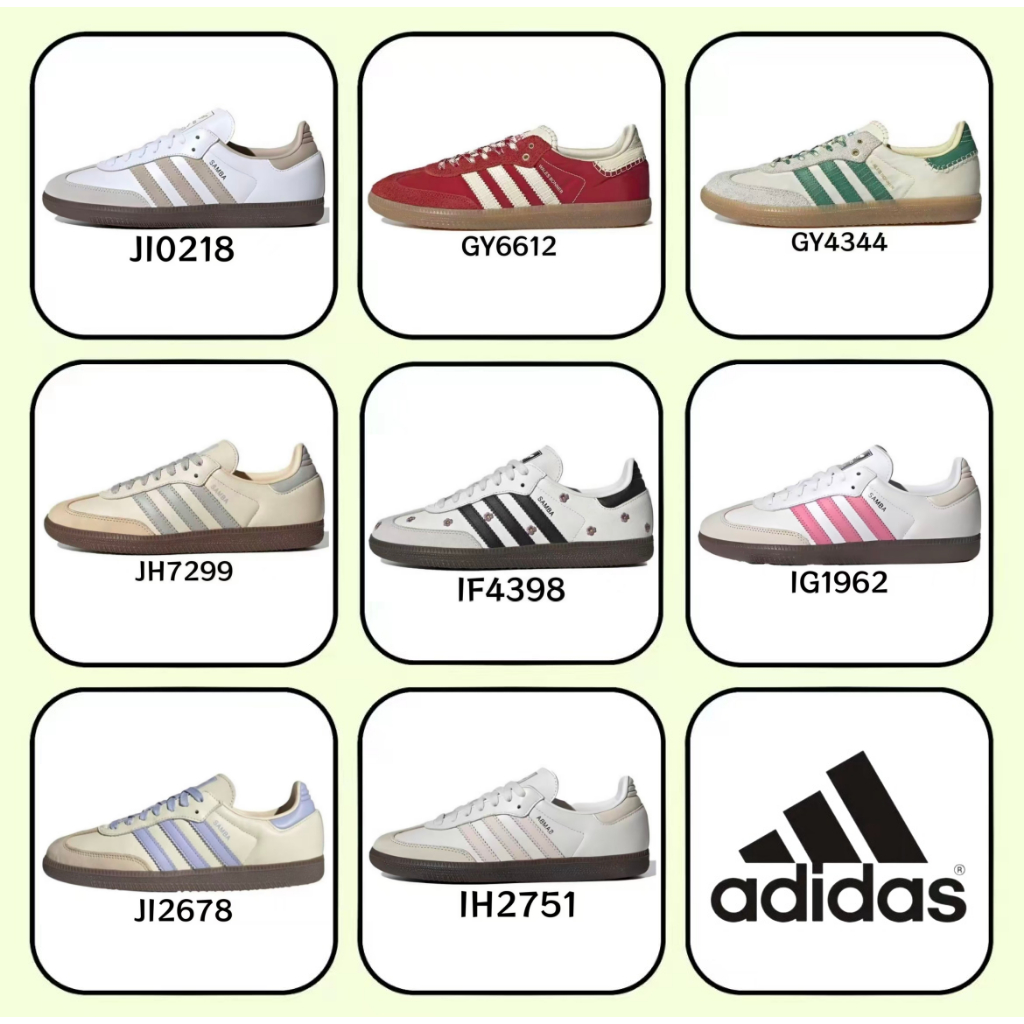 🧡ของแท้% 100🧡 adidas originals Samba OG IG5932/IH2752/JI0218/IF5661/IH2751/IG1964/IG1962/IG1024A
