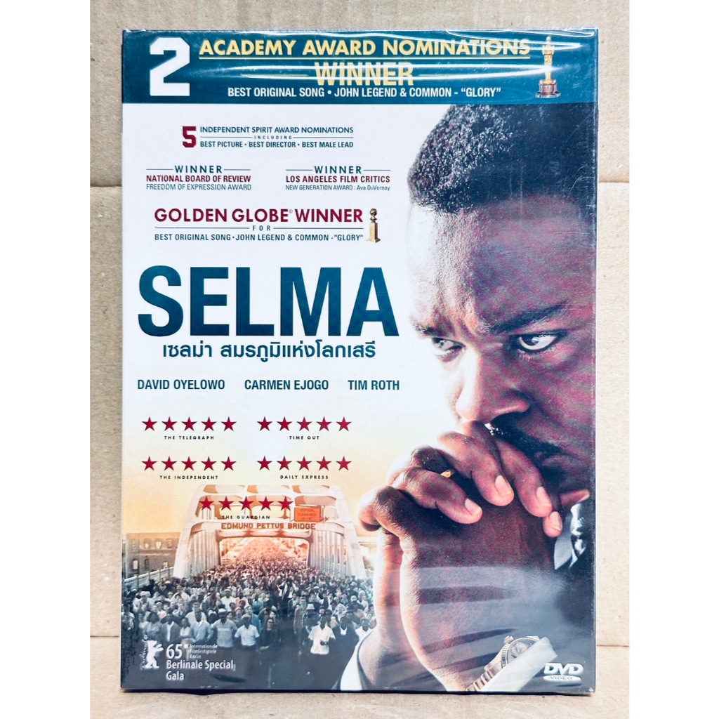 DVD : SELMA (2014) เซลม่า สมรภูมิแห่งโลกเสรี " David Oyelowa, Carmen Ejogo,Oprah Winfrey "