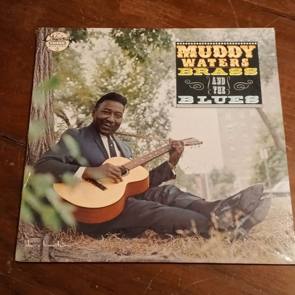 แผ่นเสียงอัลบั้ม Muddy, Brass & The Blues ของ Muddy Waters(สภาพแผ่นSS)