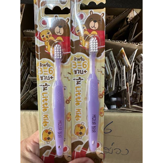 (3-6 ขวบ+) แปรงสีฟัน Molar Bear ครบ7สี / 7วัน
