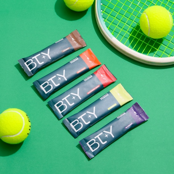 BTY Electrolyte Powder 1 ซอง ผงชง เกลือแร่ให้พลังงาน สำหรับออกกำลัง เล่นกีฬาที่ต้องเสียเหงื่ิอ