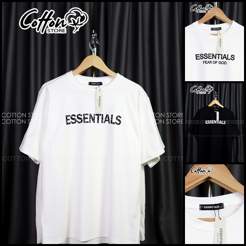 เสื้อยืด Essentials-A อก 38"-56"  XS-3XL พร้อมส่งจากไทย Cotton 100% ไม่ใช่ผ้ามัน  ผ้าหนาใส่สวย