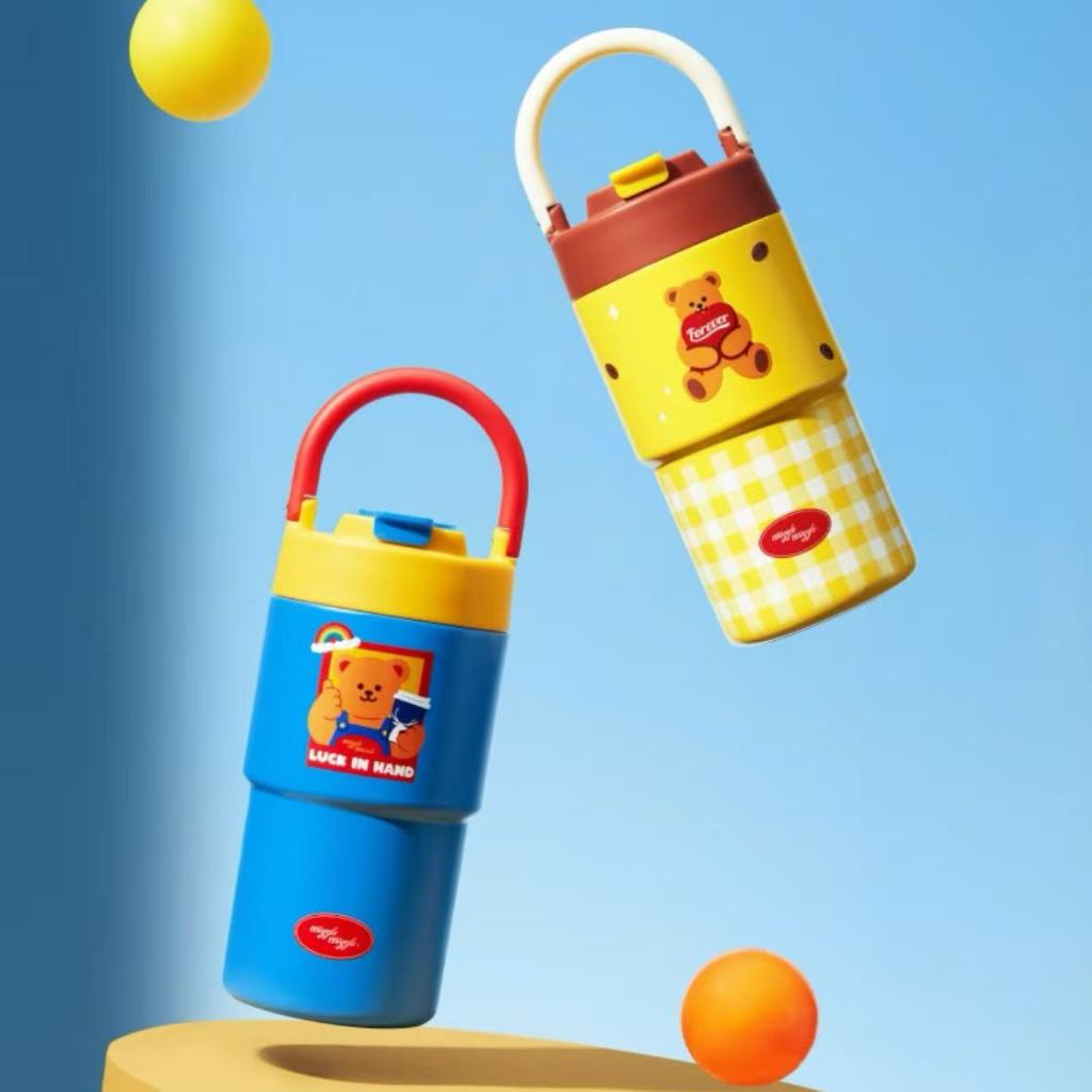 🧀แก้วเก็บความเย็น 2025 Luckin Coffee &Wiggle Wiggle