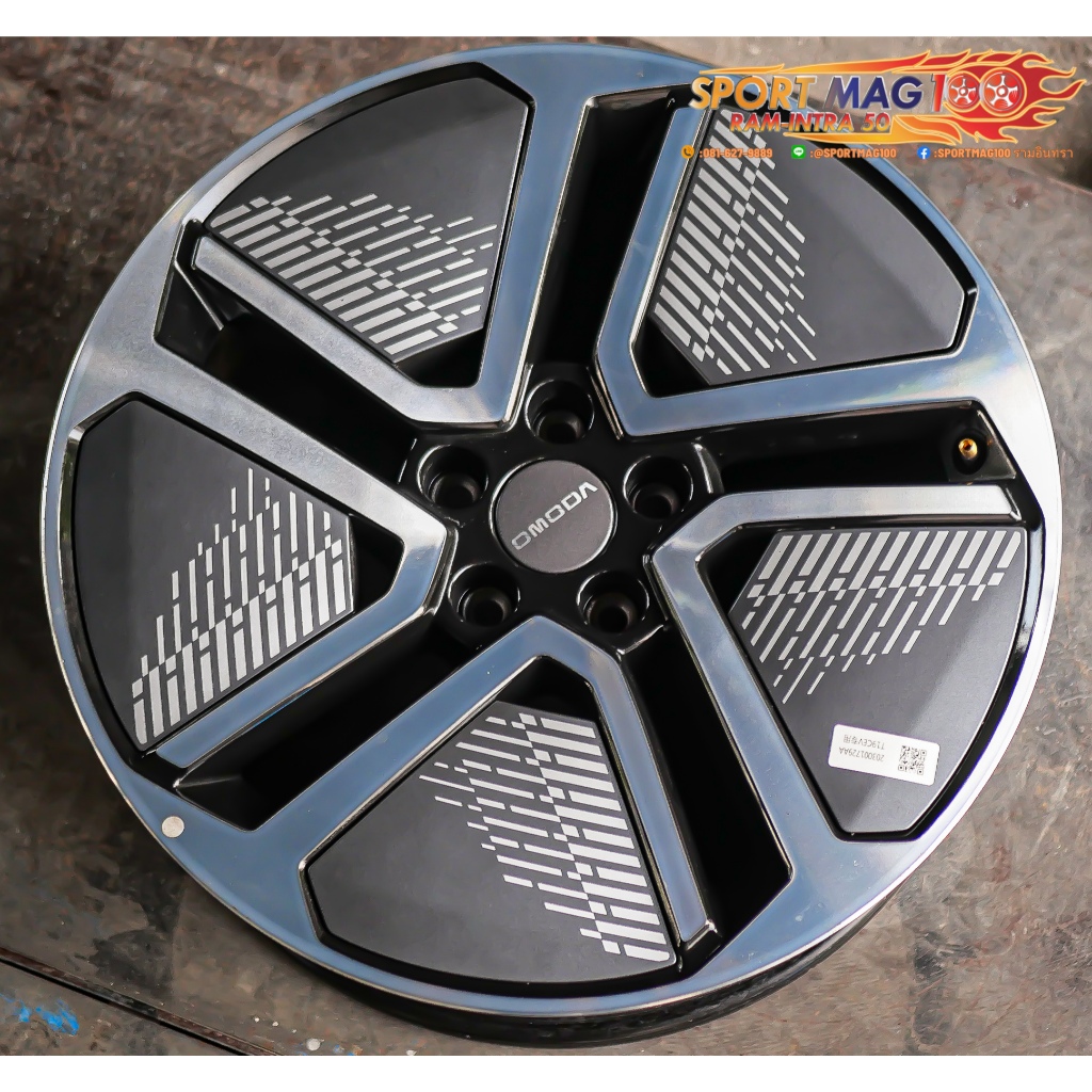 ล้อแม็กติดรถ Omoda C5 EV ขอบ18 5รู108