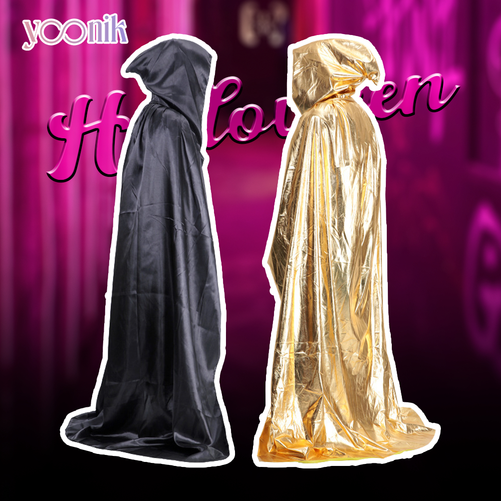 Yoonik เสื้อคลุมแวมไพร์ ฮาโลวีน สำหรับผู้ใหญ่ คอสเพลย์การแสดง ใส่สบาย ไม่ร้อน
