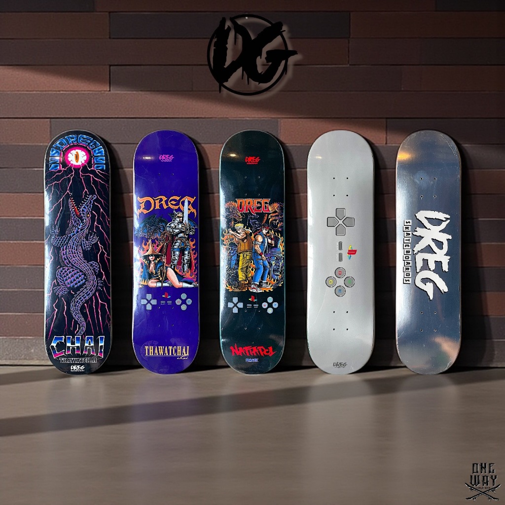แผ่นสเก็ตบอร์ด Skateboards |  DREG Skateboard - DECK