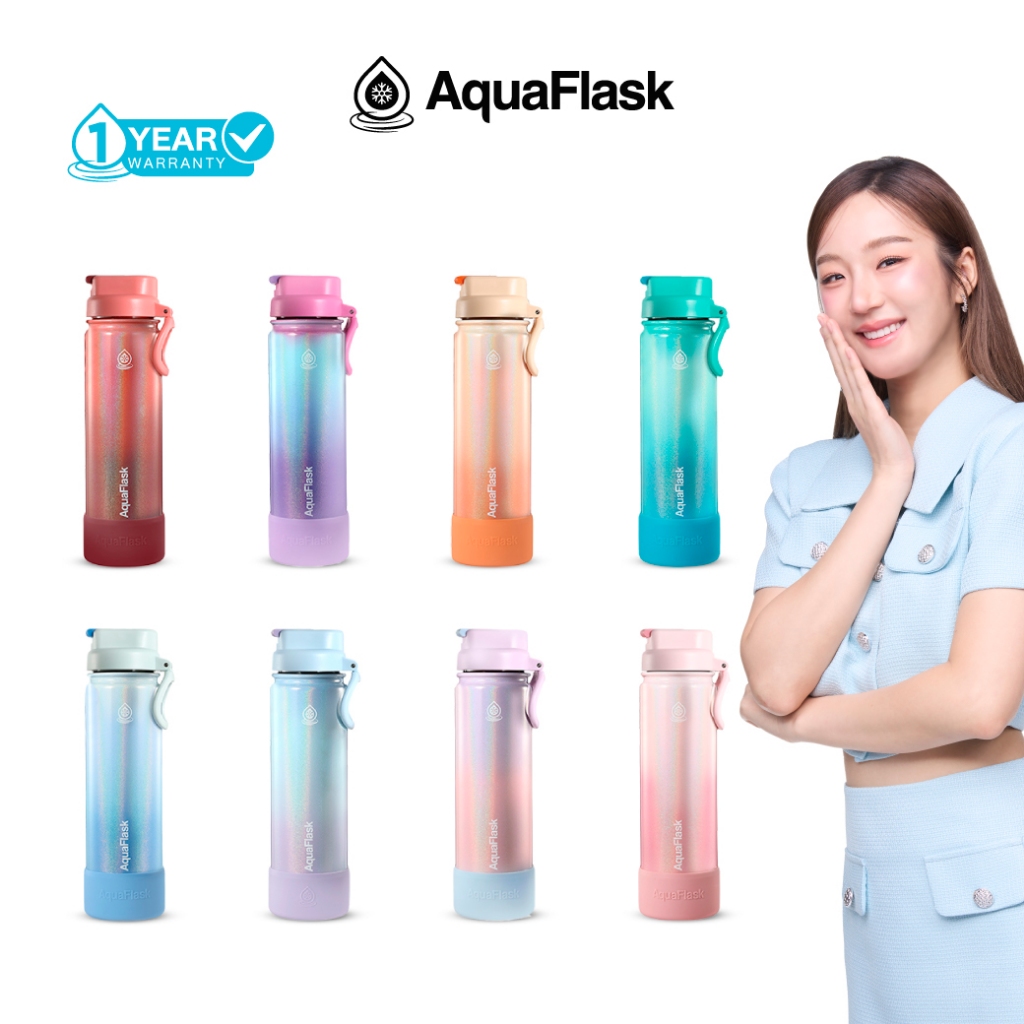 AquaFlask Candy Floss Collection กระบอกน้ำเก็บความเย็นพร้อมหลอดในตัว (22oz/40oz)