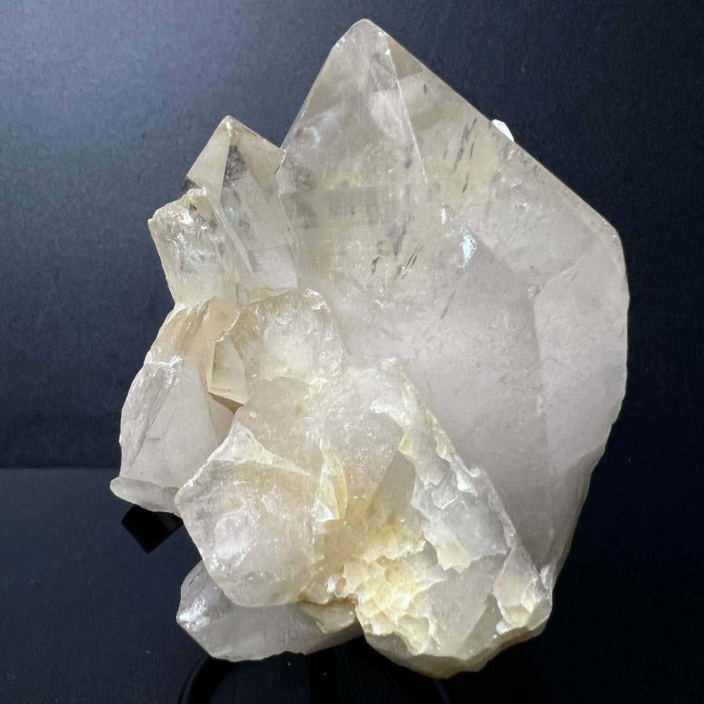 (543กรัม)ช่อผลึกควอตซ์ใส แบบ Smoky Quartz ก้อนดิบจากธรรมชาติ (Smoky Quartz Cluster, Crystal Quart)