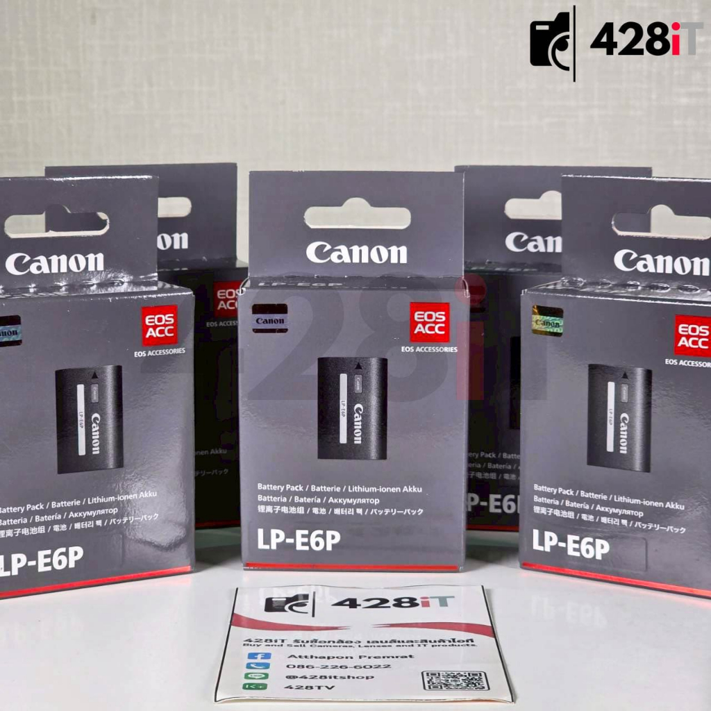 [New] Canon LP-E6P แบตเตอรี่แท้ เหมาะสำหรับ Mirrorless รุ่นใหม่