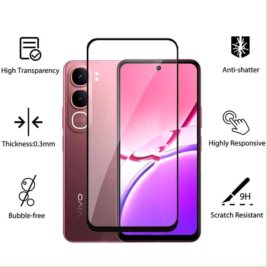Vivo Y21D(ส่งในไทย)ฟิล์มกระจกเต็มจอVivo Y21dตรงรุ่น