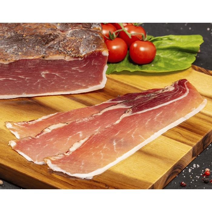 Smoked ham bacon South Tyrolean style 500gr - สเปคแฮมรมควันสไตล์เซาท์ไทรอล (Südtiroler Speck) - 500 