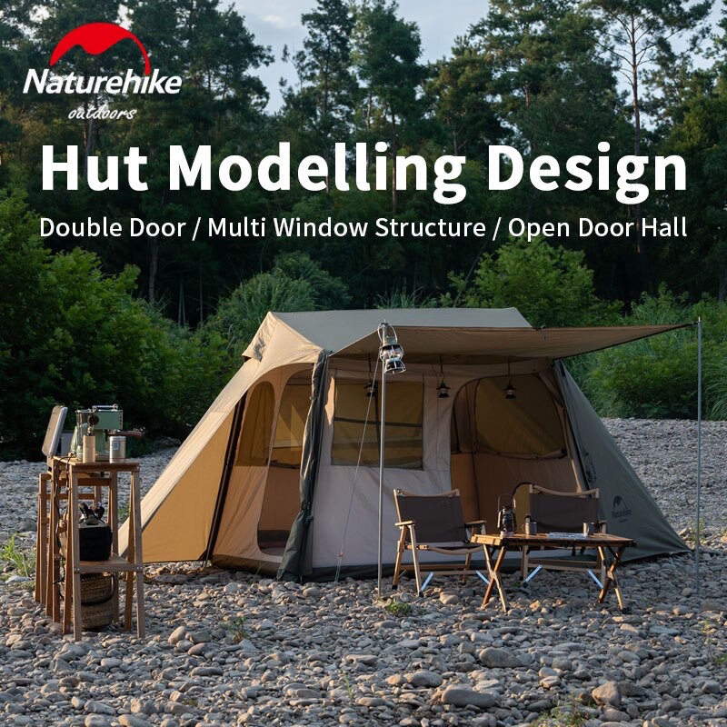 เต็นท์ Village 5.0 ขนาด 4 คน พร้อม hall pole with snow skirt NH21ZP009 | แบรนด์ Naturehike®