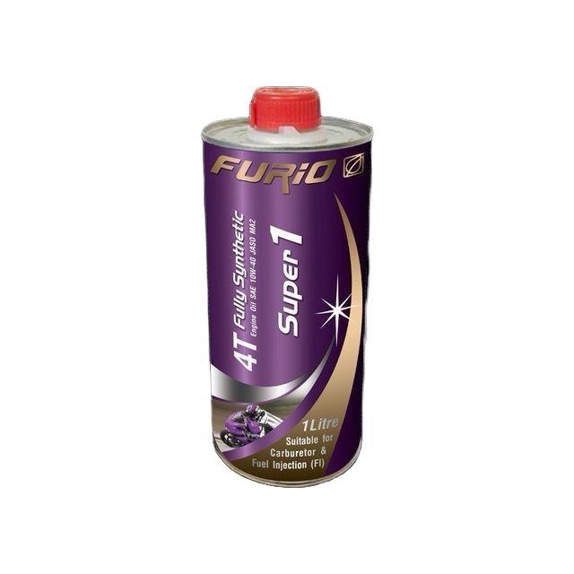 น้ำใันเครื่อง Furio 4T fully synthetic Super 1 สังเคราะห์แท้ 100% SAE 10w/40 JASO MA2