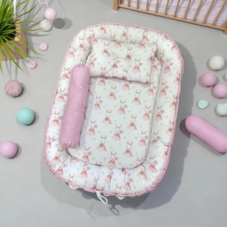 ที่นอนเด็กรังไข่ หมอนขนห่านนุ่มพิเศษ ผ้า cotton ไม่เก็บไรฝุ่น -ไม่ขึ้นขุย สามารถถอดซักได้ ทำจากผ้า cotton ที่นุ่มสบาย สำ