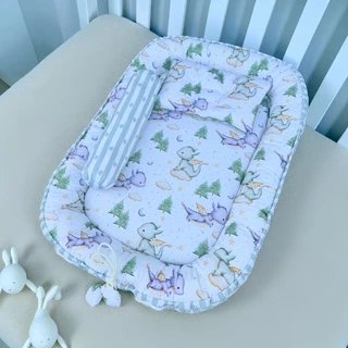 ที่นอนเด็กรังไข่ หมอนขนห่านนุ่มพิเศษ ผ้า cotton ไม่เก็บไรฝุ่น -ไม่ขึ้นขุย สามารถถอดซักได้ ทำจากผ้า cotton ที่นุ่มสบาย สำ