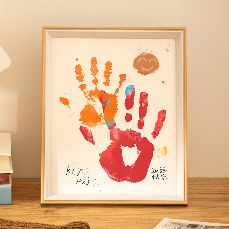 💖ของขวัญคู่รัก! 🖼️กรอบรูปพิมพ์มือ DIY ระบายสี ใส่กรอบง่าย | ของขวัญวัน Valentine วัันครบรอบ | ส่งฟรี 🎁พร้อมของแถม - รูปที่ 5