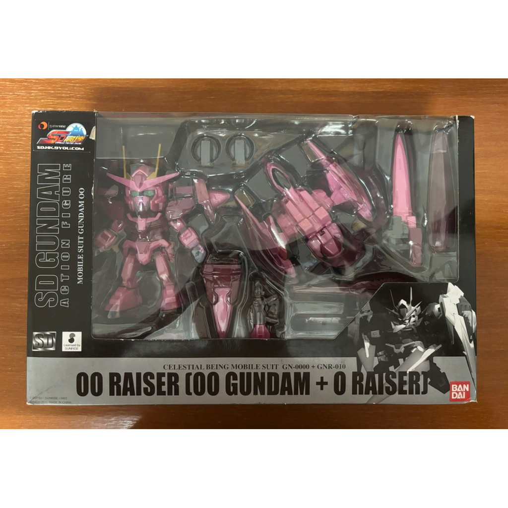 (กล่องมีจุดบุบ)SD GUNDAM OO RAISER (00 GUNDAM + 0 RAISER) bandai SD GUNDAM FIGHTER ONLINE