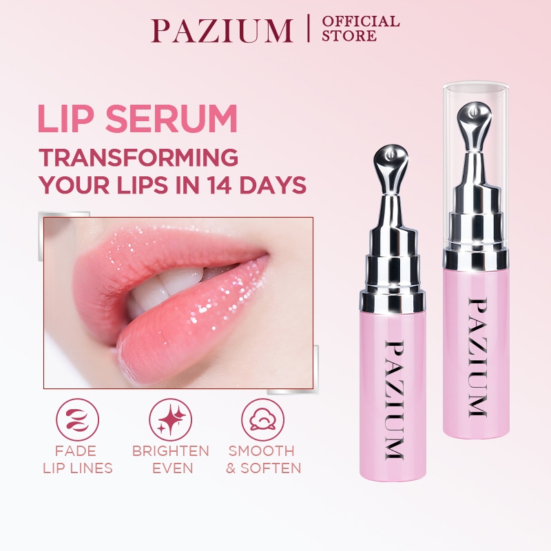 PAZIUM ลิปเซรั่มบำรุงริมฝีปาก ลิปสติก Lip Serum  ลิป ออยล์ ช่วยให้ริมฝีปากสว่างขึ้น
