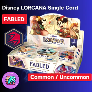[Set 9 FABLED] C / UC Non-Foil [Ruby] Single Card Disney LORCANA ENG [Ravensburger]