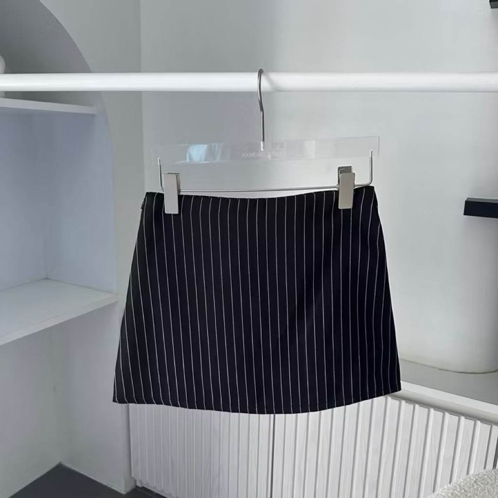 ส่งต่อไซส์S Belle Skirt Pants(กระโปรงเอวสูงรอบตัว)มีกางเกงด้านใน ผ้าเปเป้