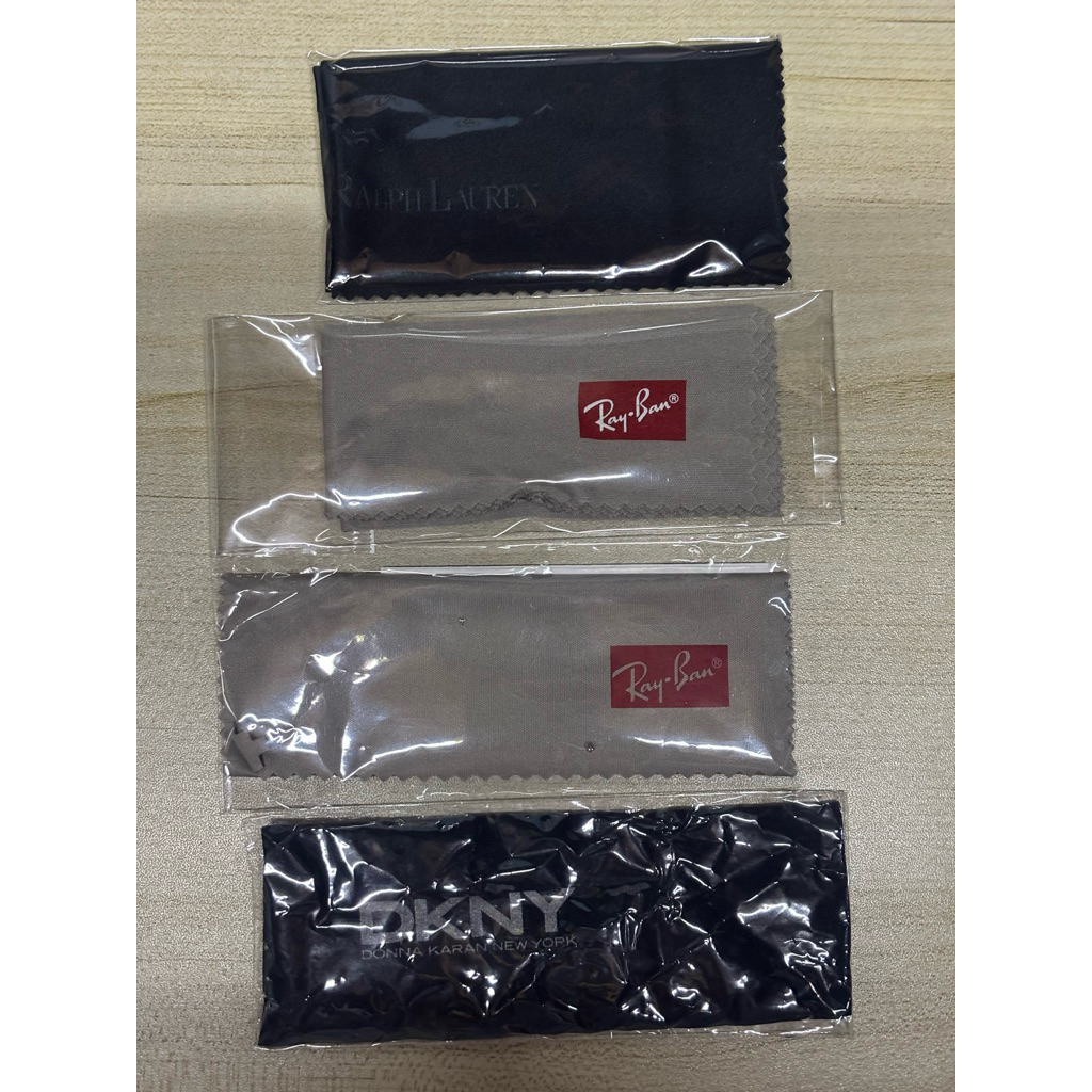 แท้!ผ้าเช็ดแว่นตาแบรนด์เนม #rayban #polo #ralphlauren #DKNY