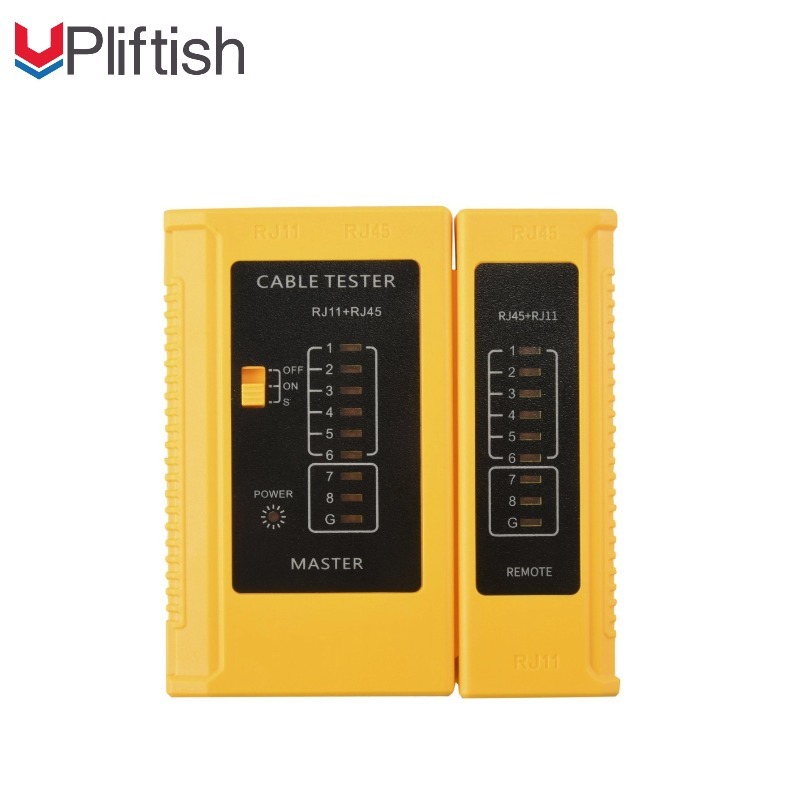 Upliftish เครื่องมือทดสอบสายเคเบิลเครือข่าย RJ45 RJ11 RJ12 CAT5 CAT6 UTP สาย LAN USB เครื่องทดสอบสายเคเบิลอีเธอร์เน็ต