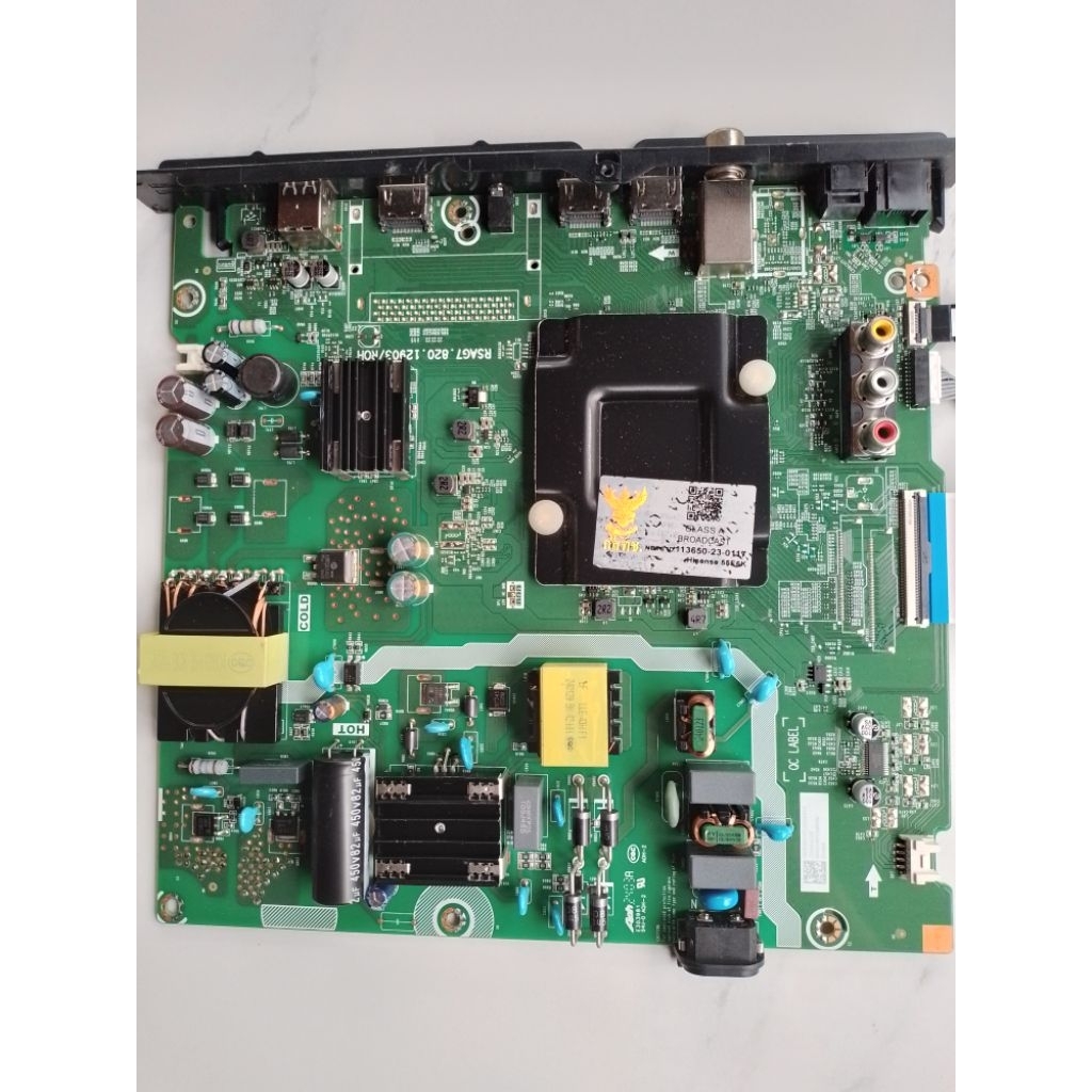 เมนบอร์ดทีวีHisenseรุ่น55E6Kมือสองถอด