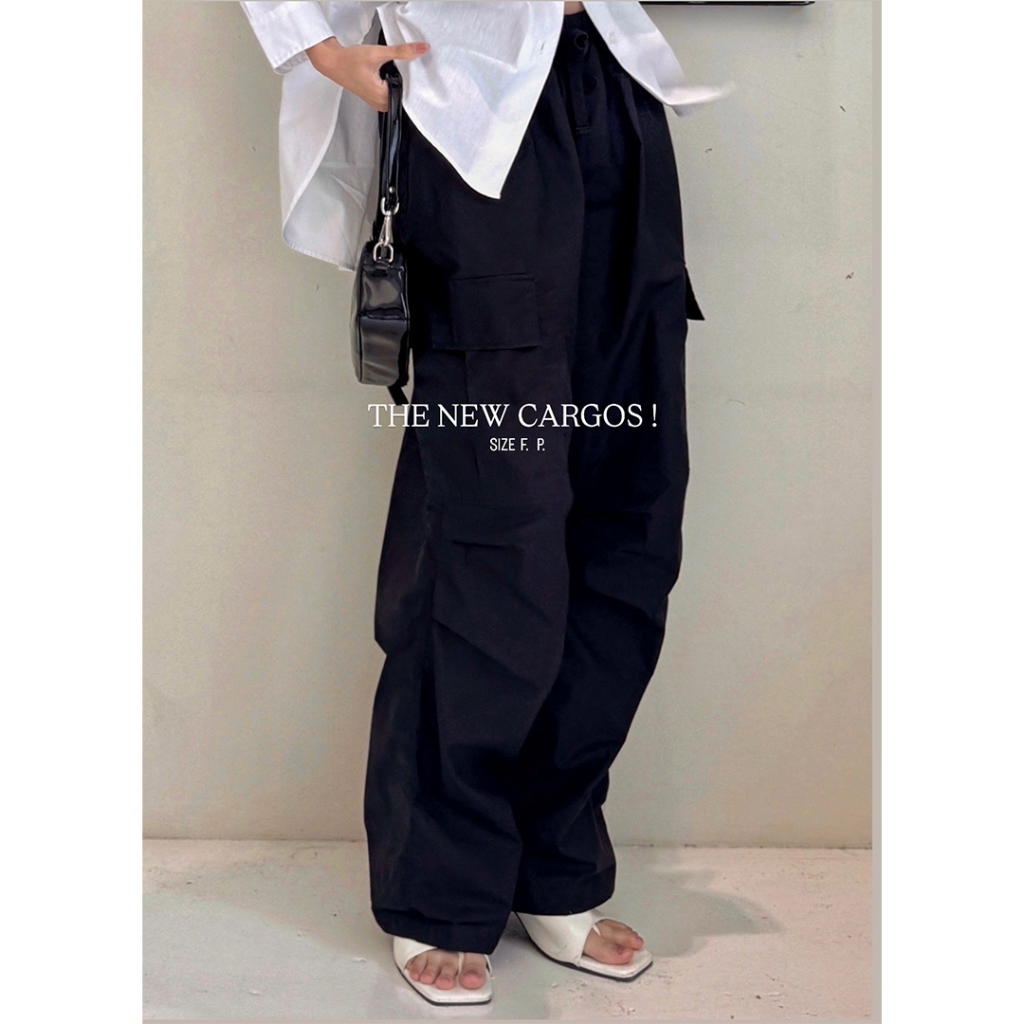 (Trending) The new cargo trousers | smoky black, dollar bills