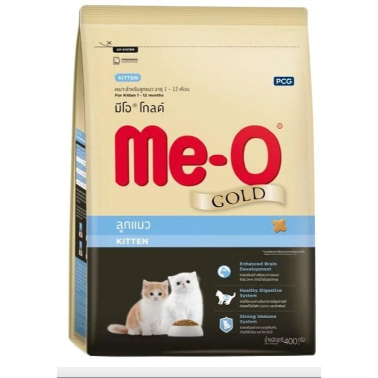 Meo Gold อาหารแมว มีโอ โกลด์ เกรดพรีเมี่ยม ขนาด 400g