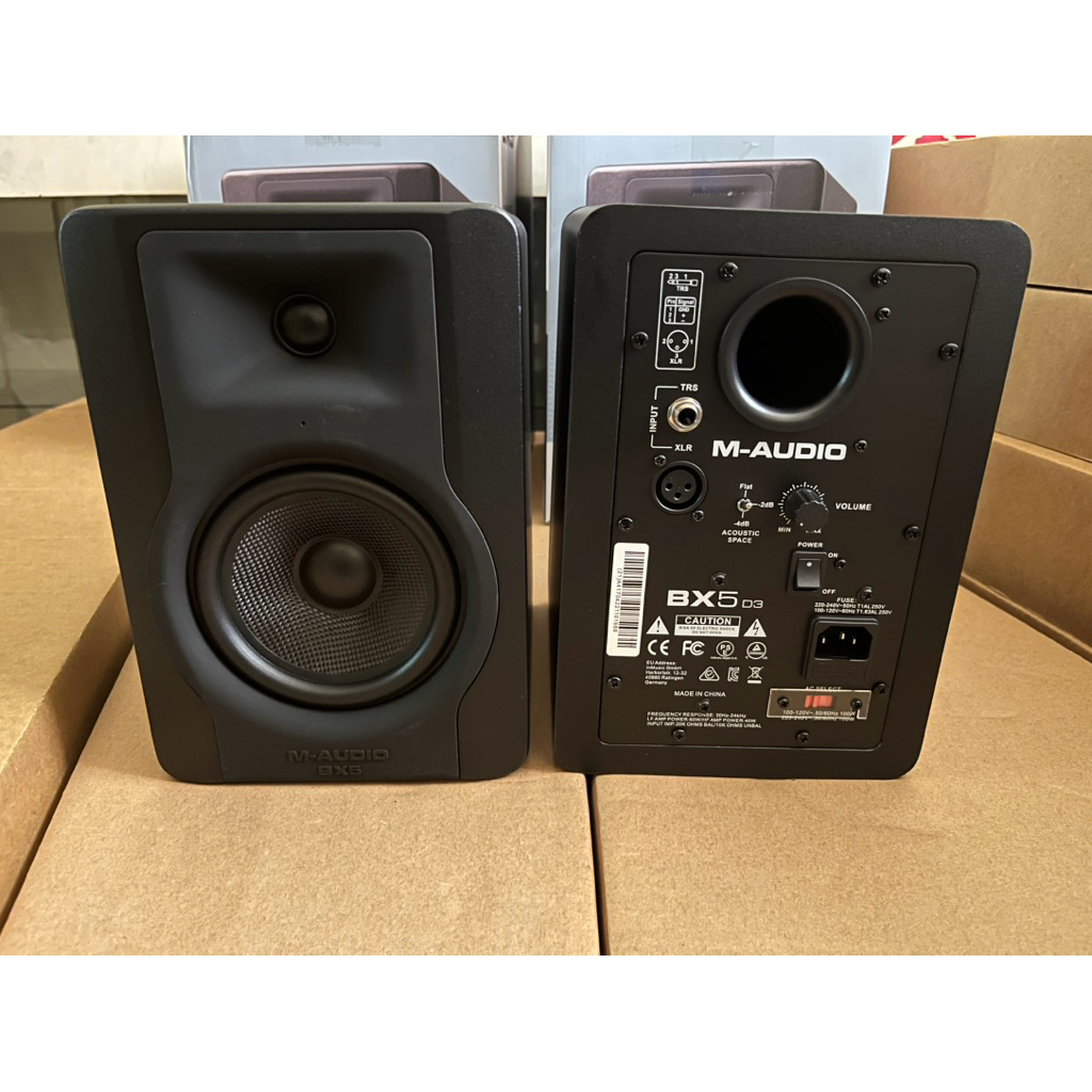 ลำโพงมอนิเตอร์ M-Audio BX5 D3 ( คู่ ) ลำโพงคุณภาพดี สินค้ามือ1 จัดส่งไว ( พร้อมส่งในไทย )