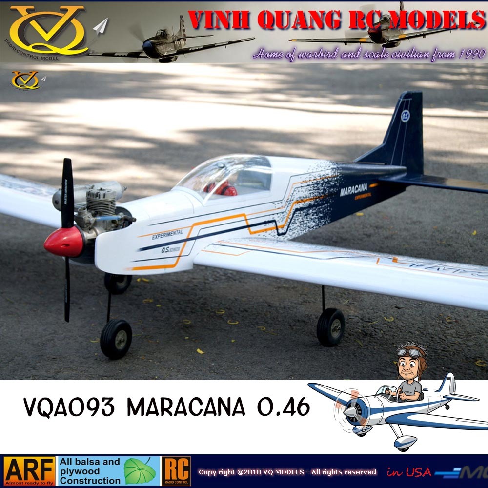 VQ Model MARACANA  0.46 ขาว-น้ำเงิน (หน้าร้านถูกกว่า)