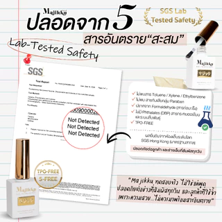 MAJIKKU แคร์เจล เสริมหน้าเล็บ (อบ) Reinforce Gel แก้ไขปัญหาเล็บบาง ซ่อมเล็บฉีก โค้งนูน C-curve Fiber