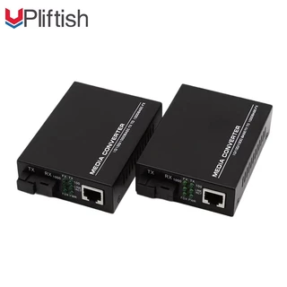 Upliftish ของแท้ Media Converter 10/100/1000 Mbps HTB-3100 (A+B)-20KM / Single-mode Single-fiber มีเดีย คอนเวอร์เตอร์