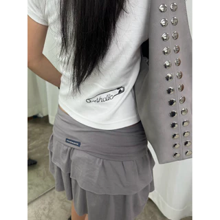 AHOLICBKK | เสื้อทรง BABY TEE TAGGED for Style