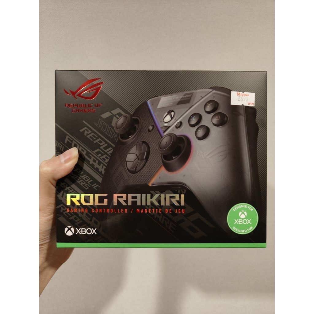 Rog Raikiri Xbox Wired Controller มือ1 ประกันศูนย์ไทย