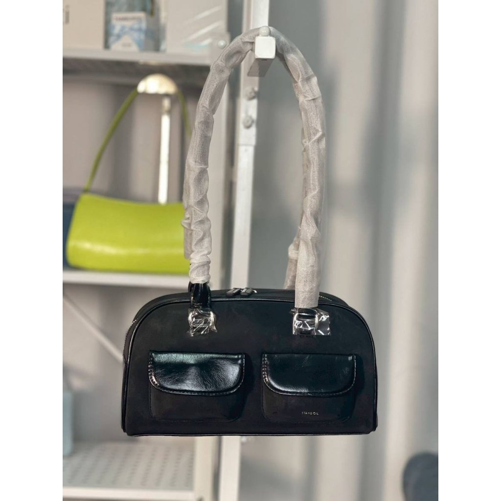 Stand Oil Chubby Bag Nylon - 츄비백 나일론 (Black, Cream, Gray, Soft Pink)