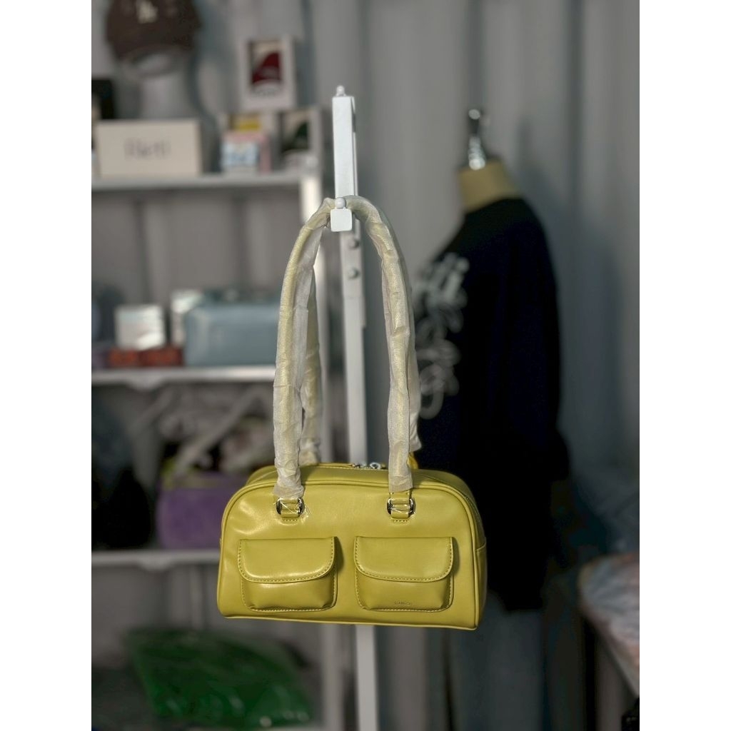 Stand Oil Chubby Bag - 츄비백 (Olive, Black, White, Sky Blue, Marron, Red Wine)