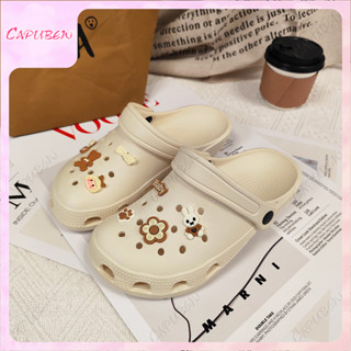 CAPUBEW รองเท้าแตะสำหรับผู้หญิงแบนรองเท้าแตะสำหรับผู้หญิงระบ…