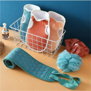 ชุดขัดตัว 3 ชิ้น ถุงมือขัดตัว ใช้งานสะดวก พกพาไปใช้ได้ง่าย ป…