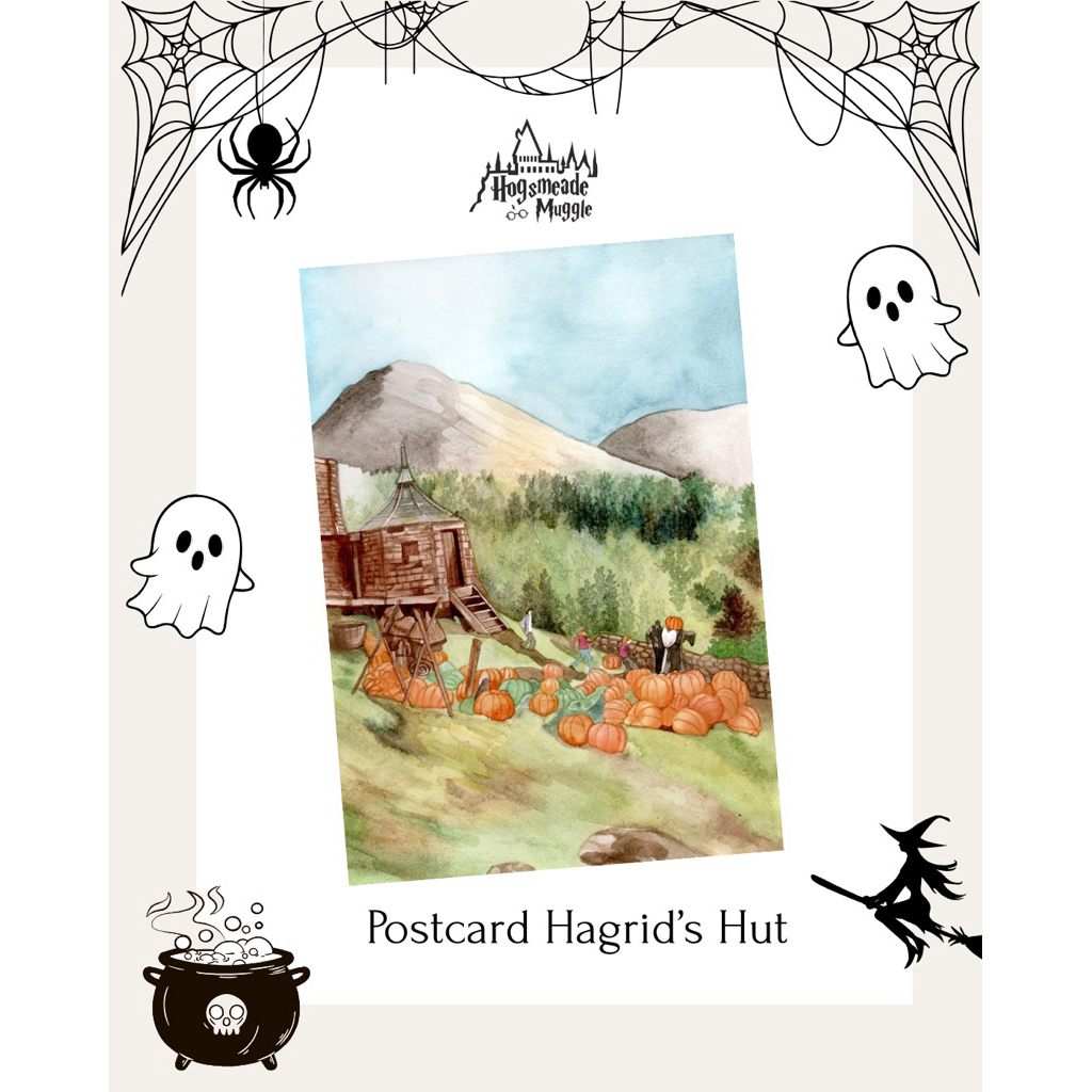 Postcard Hagrid's Hut 🛖🎃