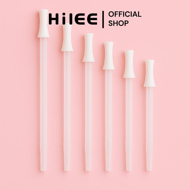 หลอดพลาสติก Hilee ใช้ซ้ำได้ หลอดดื่มยืดหยุ่นสำหรับแก้วน้ำ