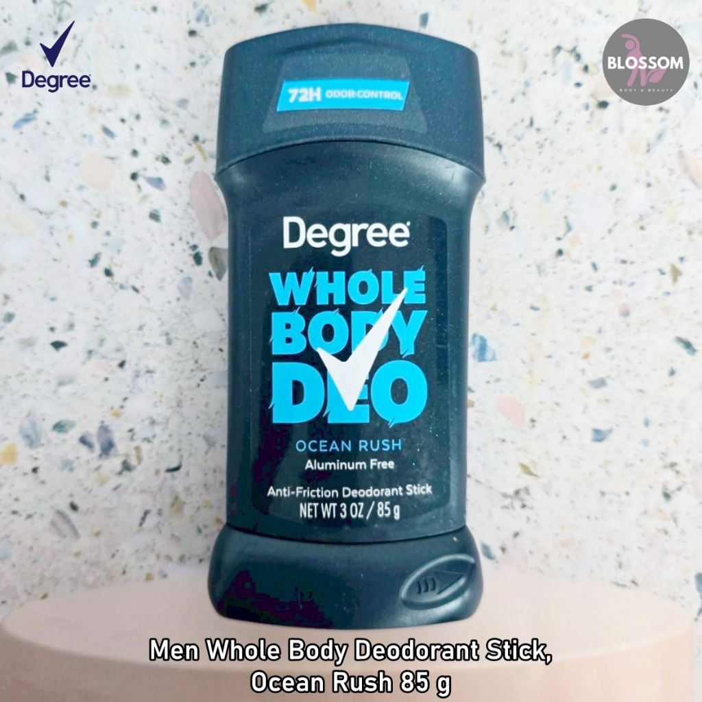 Degree - Men Whole Body Deodorant Stick, Ocean Rush 85 g โรลออนสติ๊ก ระงับกลิ่นกาย สำหรับผู้ชาย