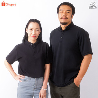 Expogarment เสื้อโปโล สีดำ คอปก ราคาพิเศษ แขนสั้น ปกเชิ้ต มี…