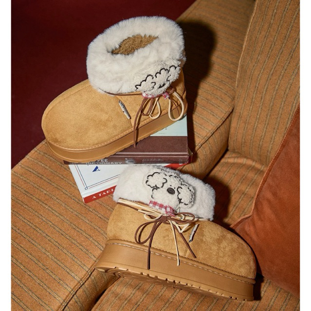 (พรี) รองเท้า Gukoo × miiiiichan Winter Cozy Boots ❄️🧡