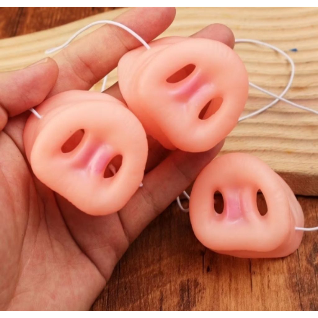 จมูกหมูอู๊ดๆยางนิ่มตลกพร้อมส่งไวจากไทยทุกวัน - รูปที่ 4