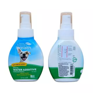 Tropiclean Fresh Breath drop 65 ml ดูแลช่องปากแบบผสมน้ำดื่มสูตรเข้มข้น ลดกลิ่นปาก คราบหินปูน
